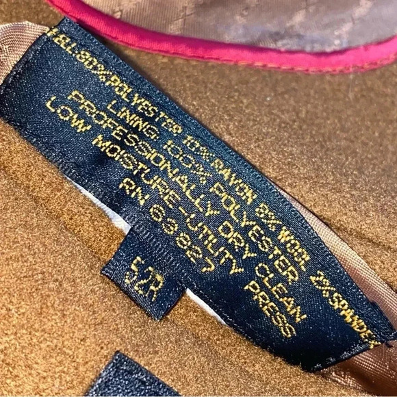 Vintage Falcone Men’s Long Dress Coat With Tye Belt Like New - Picture 14 of 17